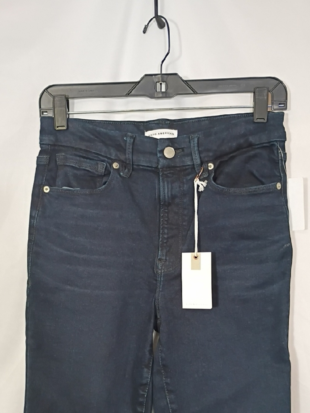NWT Good American Deep Blue Always Fits Good Legs Skinny Jeans Women Size 6-12 - Picture 3 of 12